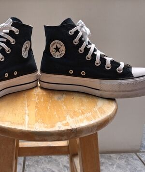 Converse Black and White High-Tops